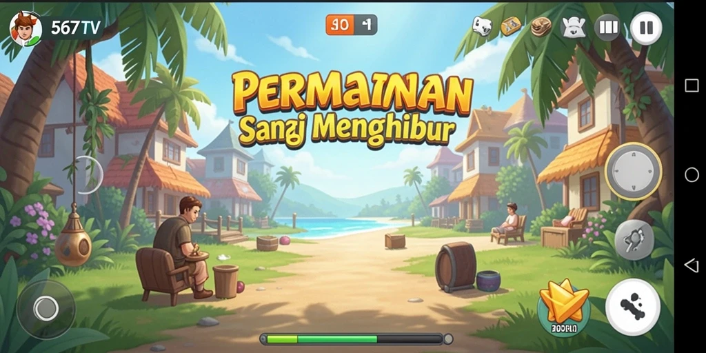 Screenshot gameplay 567TV menampilkan keseruan permainan Casual.