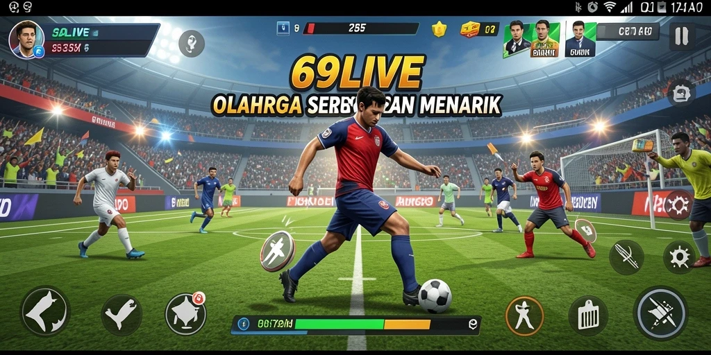 Tampilan gameplay seru dan kompetitif di 69LIVE.