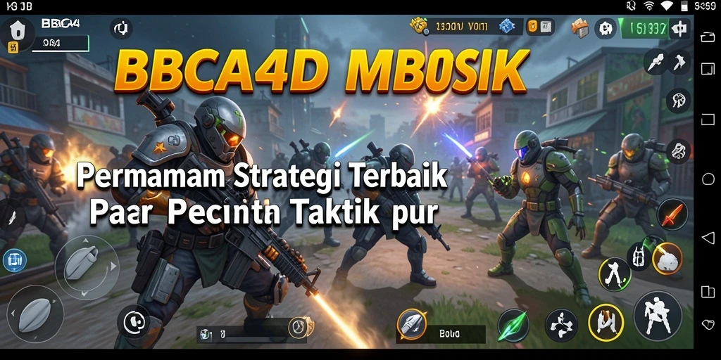 Tampilan menarik dari gameplay strategi BBCA4D.