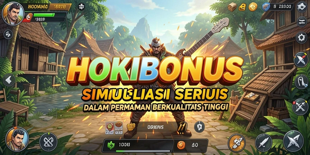 Tangkapan layar HOKIBONUS yang menunjukkan gameplay simulasi yang menarik.