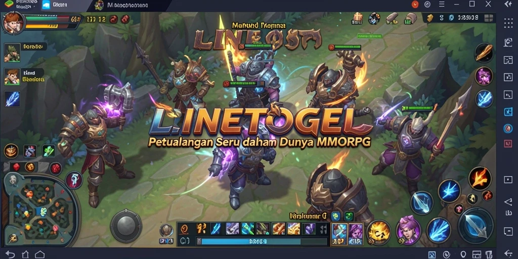 Tangkapan layar gameplay menyajikan aksi seru dalam petualangan MMORPG.