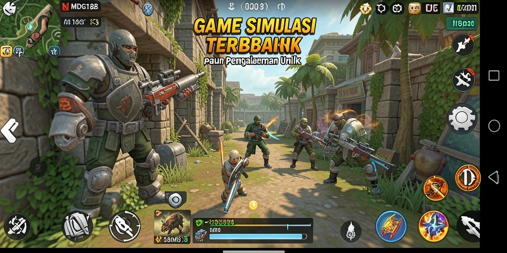 Tampilan gameplay yang mendebarkan dan penuh warna dari MDG188.