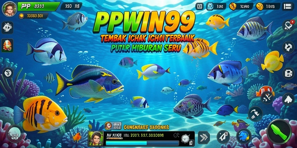 Tampilan menarik dari gameplay Tembak Ikan di PPWIN99.
