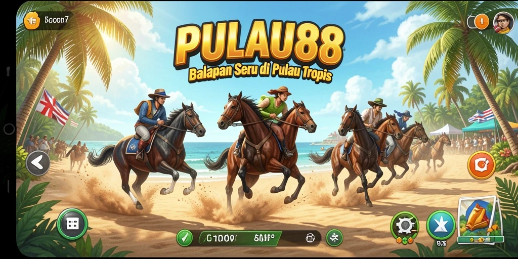 Gameplay seru balapan di PULAU88 dengan kendaraan beragam.
