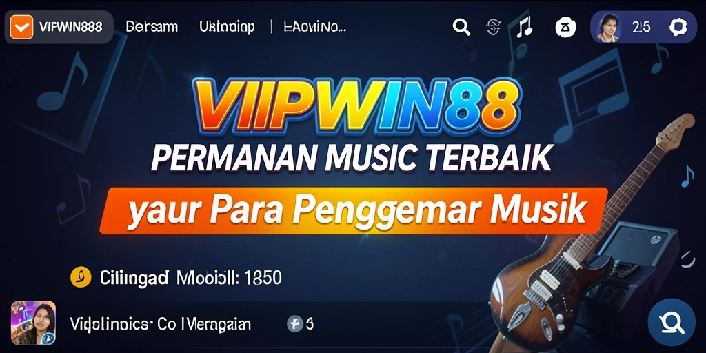 Screenshot utama VIPWIN88 dengan gameplay musik yang memukau.