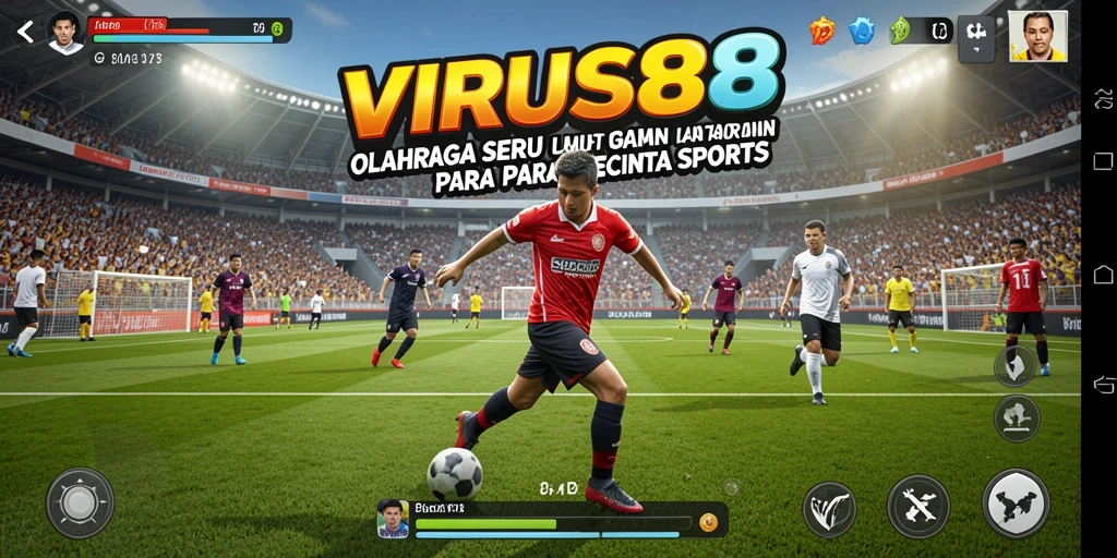 Screenshot gameplay VIRUS88 yang seru dan kompetitif.