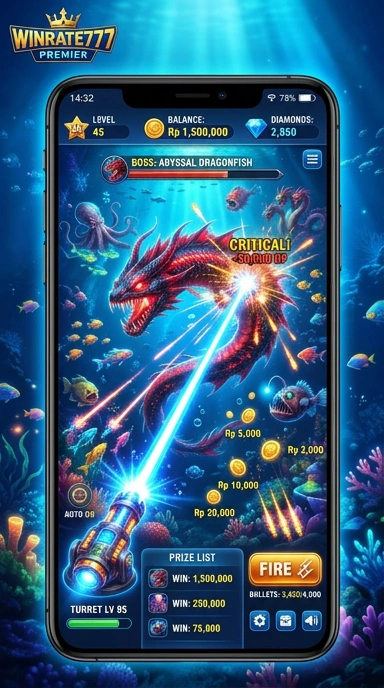 Tampilan aplikasi winrate777 dengan fitur canggih yang memudahkan navigasi.